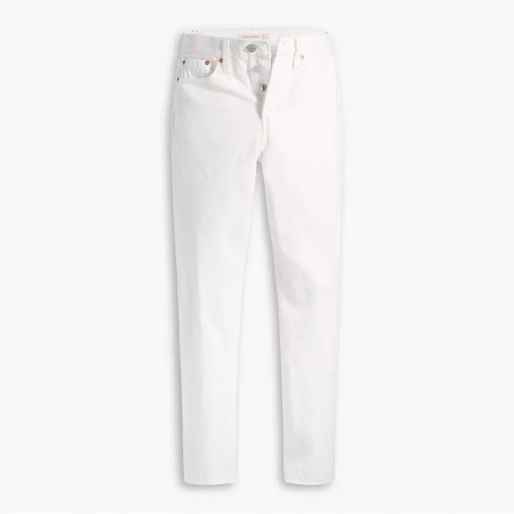 EUC White Straight Leg Jeans